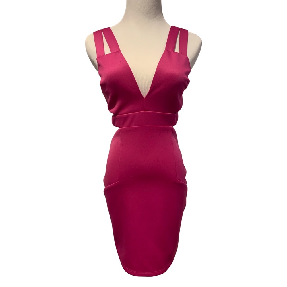 Sz. XS Bodycon Cut Out Dress BEBE